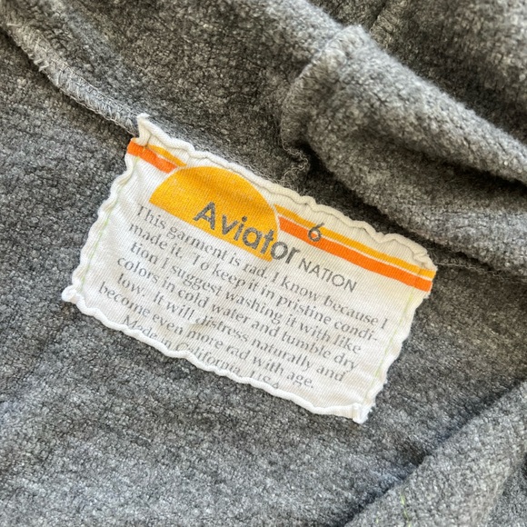 Aviator Nation Kids Size 6 - 5 Stripe Sweatsuit RARE matching set! - Picture 5 of 6